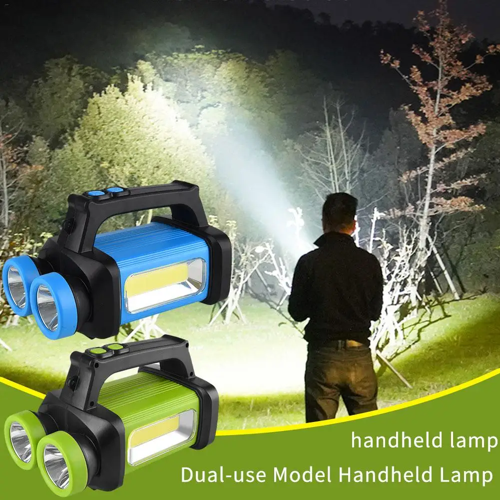 Glare Flashlight LED Search Light Double Head Mine Lamp Portable COB Work Light Usb Camping Emergency Lighting Signal Light
Glare Flashlight LED Search Light Double Head Mine Lamp Portable COB Work Light Usb Camping Emergency Lighting Signal Light