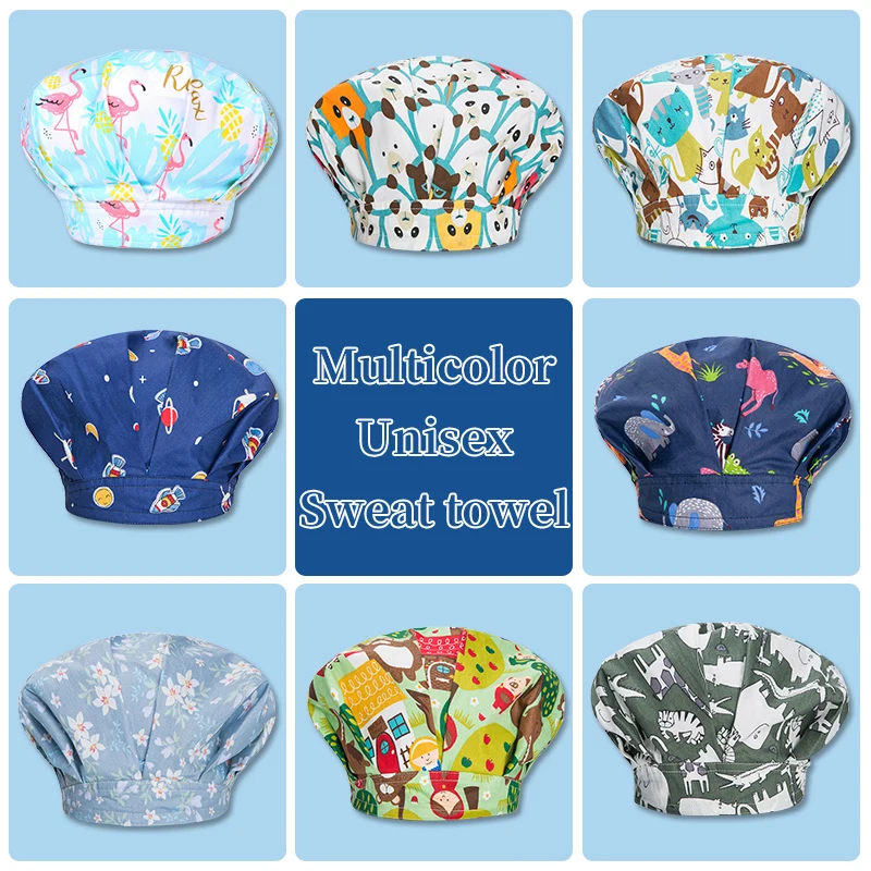 Printing unisex work Caps scrubs accessories hats for long hair cotton Multicolor adjustable Elastic Sweat towel supplies hats
Printing unisex work Caps scrubs accessories hats for long hair cotton Multicolor adjustable Elastic Sweat towel supplies hats
