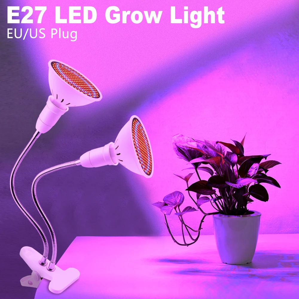 LED Grow Light Full Spectrum E27 LED Horticole LED Plant Growth Lamp Grow Room Indoor Plant Growing plant Cultivation Grow Tent
LED Grow Light Full Spectrum E27 LED Horticole LED Plant Growth Lamp Grow Room Indoor Plant Growing plant Cultivation Grow Tent
