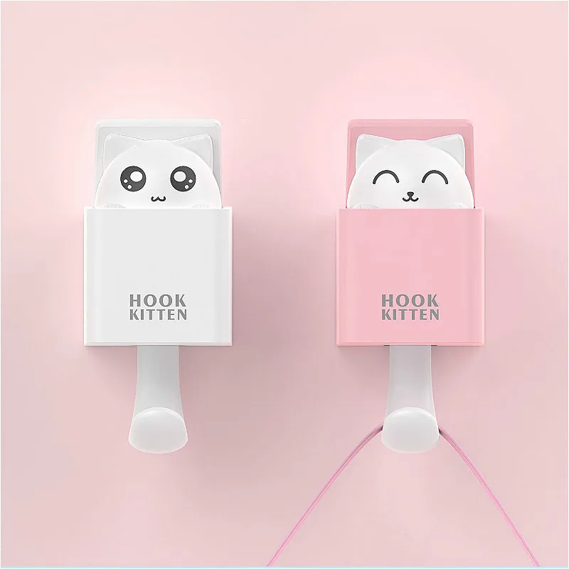 Creative Gift Cute Cat Fun Hooks Hanger Wall Mounted No Trace Clothes Sticky Hooks Holder Hat Scarf Handbag Storage Hooks Racker
Creative Gift Cute Cat Fun Hooks Hanger Wall Mounted No Trace Clothes Sticky Hooks Holder Hat Scarf Handbag Storage Hooks Racker