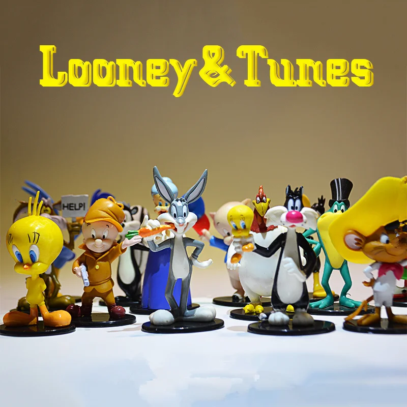 16piece/lot 7-8cm Anime Catoon Looney Tunes cute rabbit and Sylvester cat Cartoon figure toys set collection toys
16piece/lot 7-8cm Anime Catoon Looney Tunes cute rabbit and Sylvester cat Cartoon figure toys set collection toys