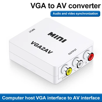 New AV VGA To RCA Video Adapter HD 1080P TV Converter Swit EW Switcher
New AV VGA To RCA Video Adapter HD 1080P TV Converter Swit EW Switcher