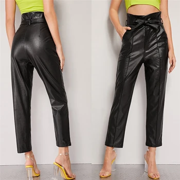 2019 New Fashion Sexy Womens High-Waist PU Leather Pencil Pants Skinny Leggings Stretch Trousers 
2019 New Fashion Sexy Womens High-Waist PU Leather Pencil Pants Skinny Leggings Stretch Trousers