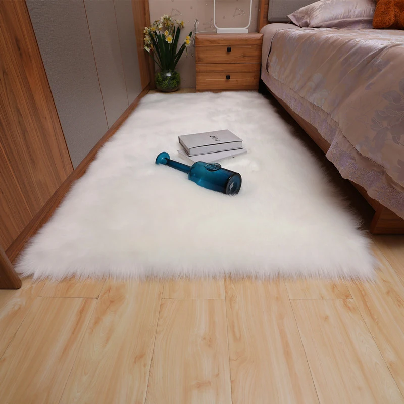 Rectangle / Square Artificial Wool Carpet Decorate Faux Fur Seat Plain Smooth Plain Soft Area Washable Home Textile Floor Mat
Rectangle / Square Artificial Wool Carpet Decorate Faux Fur Seat Plain Smooth Plain Soft Area Washable Home Textile Floor Mat