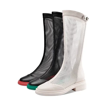 PGXXZLX Sexy Knee High Boots Women Gladiator Mesh Round Toe Zipper Shoes Footwear 2020 New Fashion Summer boots Female 41
PGXXZLX Sexy Knee High Boots Women Gladiator Mesh Round Toe Zipper Shoes Footwear 2020 New Fashion Summer boots Female 41
