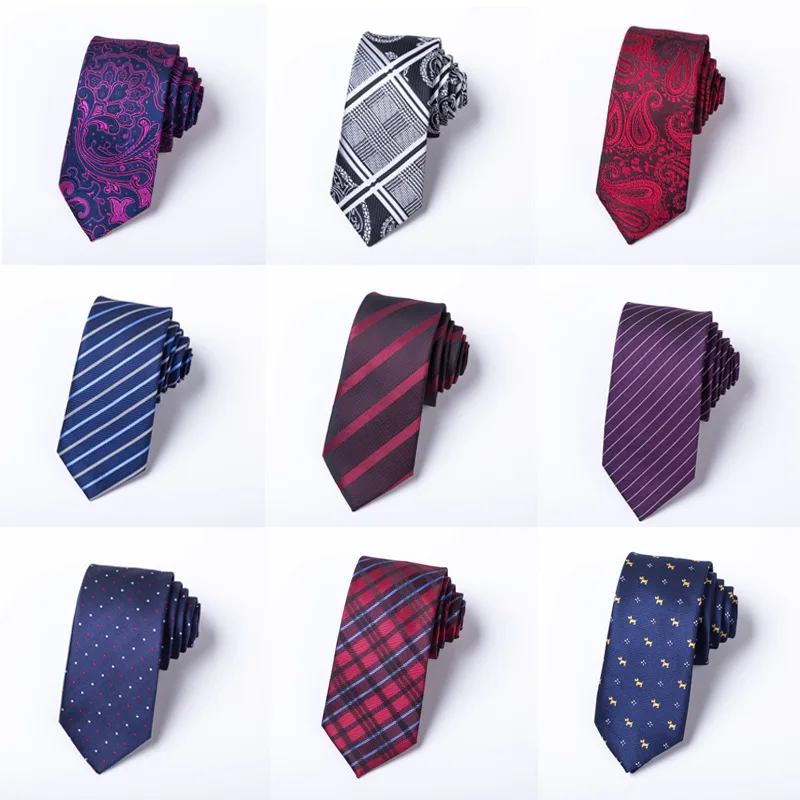 

New 1200 Needles 6cm Mens Ties Fashion Dot Flower Neckties Corbatas Gravata Jacquard Slim Skinny Tie Business Green Tie for Men