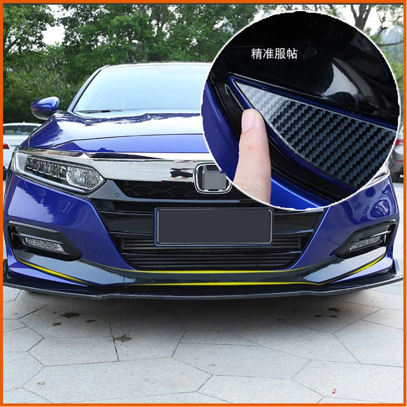 Para Honda Accord 2018 2019 ABS parachoques delantero de la rejilla inferior Protector de labios cubierta de la etiqueta engomad
Para Honda Accord 2018 2019 ABS parachoques delantero de la rejilla inferior Protector de labios cubierta de la etiqueta engomad