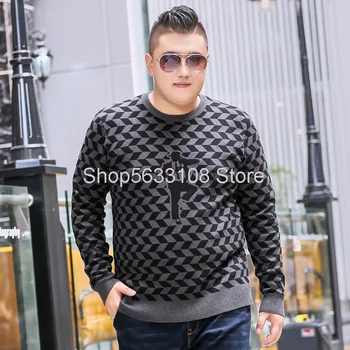2020 Autumn Sweater Male Plus Fat Plus Tide Brand Personality Stripes Knitting Shirt Fat Man Round Neck Pullover Sweater
2020 Autumn Sweater Male Plus Fat Plus Tide Brand Personality Stripes Knitting Shirt Fat Man Round Neck Pullover Sweater