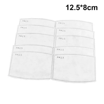 10Pcs 5-Layers Filter Mask for PM2.5 Face Mask Breathable Reusable Activated Carbon Filters Respirator Painting Spraying 
10Pcs 5-Layers Filter Mask for PM2.5 Face Mask Breathable Reusable Activated Carbon Filters Respirator Painting Spraying