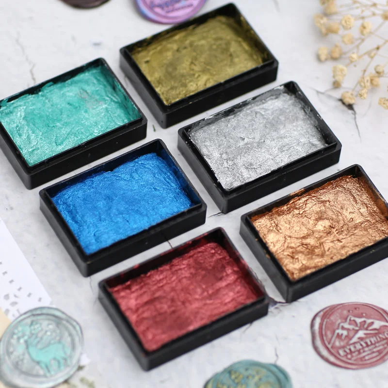 1pc Creative Seal Wax of Retro Fire Paint Seal Metallic inkpad sealing wax stamps accessories
1pc Creative Seal Wax of Retro Fire Paint Seal Metallic inkpad sealing wax stamps accessories
