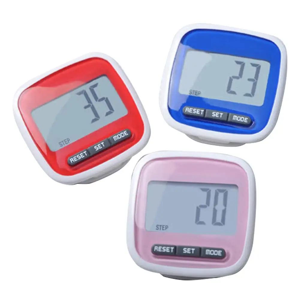 Mini Small Step Counter Movement Calories Digital Pedometer with Waterproof Wear Resistance Big Screen Stappenteller | Спорт и