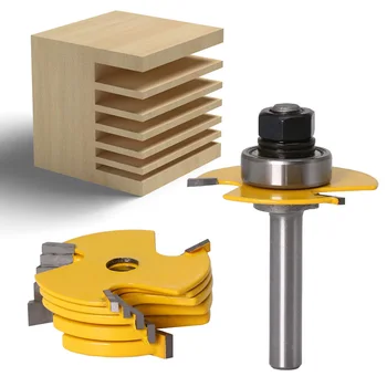 2Pcs Slot Cutter 3 Wing Router Bit Set Woodworking Chisel Cutter Tool 8" 12" Shank Tenon Cutter Tool for Woodwork Polishing Use
2Pcs Slot Cutter 3 Wing Router Bit Set Woodworking Chisel Cutter Tool 8" 12" Shank Tenon Cutter Tool for Woodwork Polishing Use