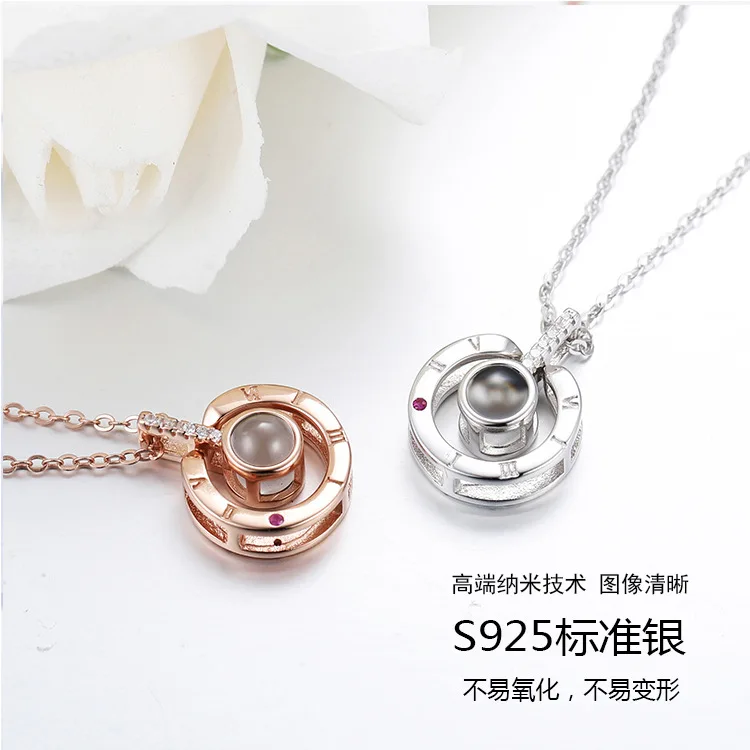 520 One Hundred Language I Love You Necklace All the Way to Have You Women's Choker Fine Silver MORI Series Elk Christmas Gift 
520 One Hundred Language I Love You Necklace All the Way to Have You Women's Choker Fine Silver MORI Series Elk Christmas Gift