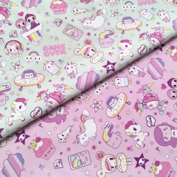 145cm Width Cartoon Unicorn Donuts Star Printed Canvas Fabric For Cushion Cover/Diy Handbag/Slipcover/Curtain DIY Sewing
145cm Width Cartoon Unicorn Donuts Star Printed Canvas Fabric For Cushion Cover/Diy Handbag/Slipcover/Curtain DIY Sewing