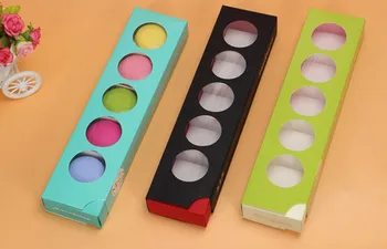 100pcs High quality Europe type window macaron snack boxes Christmas cake boxes 
100pcs High quality Europe type window macaron snack boxes Christmas cake boxes