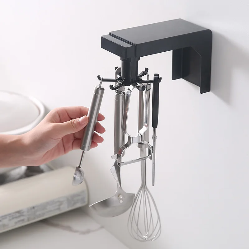 Free Perforated Kitchen Hook Multi-Purpose Hooks Kitchen Wall Storage Rack Rotation Hook Spatula Home Storage Tools
Free Perforated Kitchen Hook Multi-Purpose Hooks Kitchen Wall Storage Rack Rotation Hook Spatula Home Storage Tools