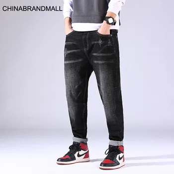 Pp541 Big Size Men's Wear Plus Fat Plus Loose Feet Trousers Super Fat Man Pants Elastic Force Jeans Male 28-50
Pp541 Big Size Men's Wear Plus Fat Plus Loose Feet Trousers Super Fat Man Pants Elastic Force Jeans Male 28-50