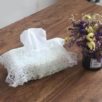 Embroidered Lace Tissue Box Case Cover Car Paper Pumping Vintage Style Room Table Decoration Cases 
Embroidered Lace Tissue Box Case Cover Car Paper Pumping Vintage Style Room Table Decoration Cases