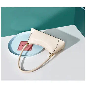 Fashion Women Genuine Leather Baguette Handbag Women's Shoulder Bag Girl's Small Handbags Purses Spring And Summer Bags 2020 New
Fashion Women Genuine Leather Baguette Handbag Women's Shoulder Bag Girl's Small Handbags Purses Spring And Summer Bags 2020 New