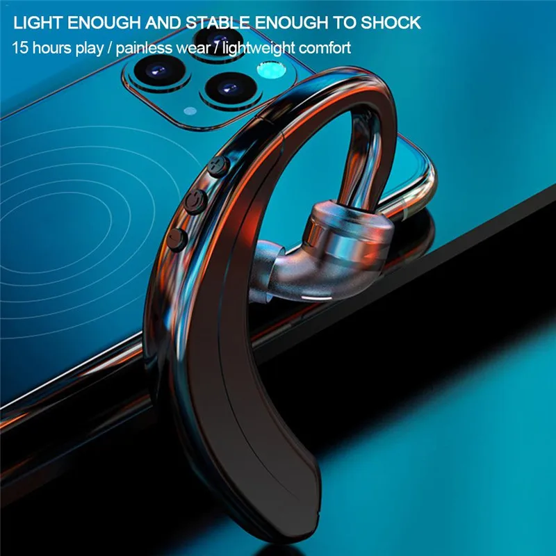 Single Wireless Earbud Ear Hook 220mAh TWS Bluetooth Earphone 10h Music Time Handfree with Mic For iPhone Xiaomi for Car Driving
Single Wireless Earbud Ear Hook 220mAh TWS Bluetooth Earphone 10h Music Time Handfree with Mic For iPhone Xiaomi for Car Driving