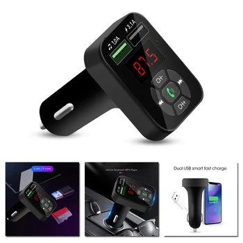 DC12V-24V Voltage Car Bluetooth FM Transmitter Mp3 Player Dual USB FM Radio Receiver
DC12V-24V Voltage Car Bluetooth FM Transmitter Mp3 Player Dual USB FM Radio Receiver