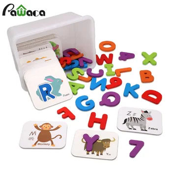 Children Double-sided Three-dimensional Alphanumeric Pairing Card Set English Cognitive Puzzle Game Montessori Educational Toys
Children Double-sided Three-dimensional Alphanumeric Pairing Card Set English Cognitive Puzzle Game Montessori Educational Toys