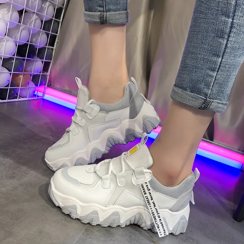 New Arrivals Vulcanize Platform Sneakers Luminous Sole Thickness Mesh Breathable Chunky Hidden Increasing Shoes Woman Reflective
New Arrivals Vulcanize Platform Sneakers Luminous Sole Thickness Mesh Breathable Chunky Hidden Increasing Shoes Woman Reflective