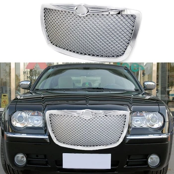 front Grills for Chrysler 300C 2004-2008 vehicle chrome style uning parts Car modification Front middle ABS grille grill TT10108
front Grills for Chrysler 300C 2004-2008 vehicle chrome style uning parts Car modification Front middle ABS grille grill TT10108