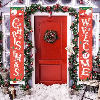 Merry Christmas Banners - Christmas Decorations Outdoor Indoor Merry Bright Porch Sign Red Xmas Decor Banners for Home Wall Door
Merry Christmas Banners - Christmas Decorations Outdoor Indoor Merry Bright Porch Sign Red Xmas Decor Banners for Home Wall Door