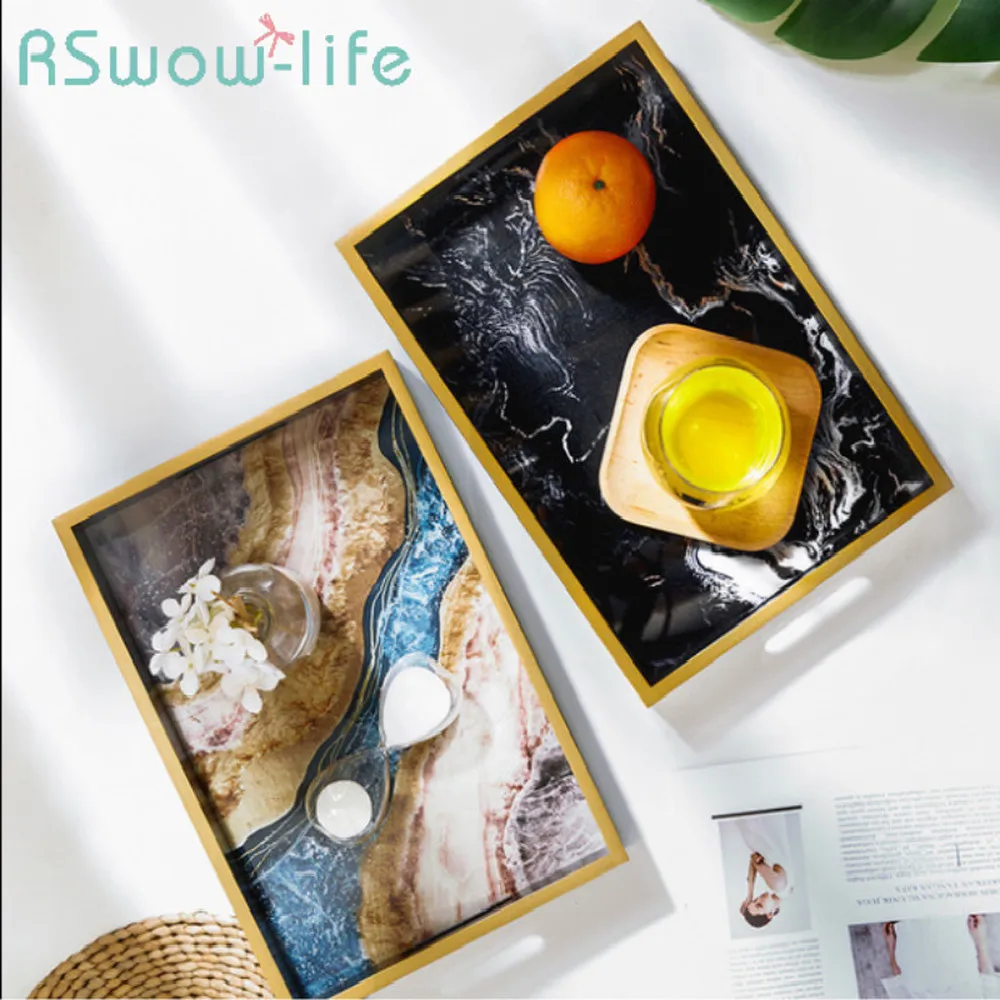 40*30cm Nordic Style Metal Trays Rectangular Mirror Creative Light Luxury Storage Trays Service Tray For Home Storage Food Tray
40*30cm Nordic Style Metal Trays Rectangular Mirror Creative Light Luxury Storage Trays Service Tray For Home Storage Food Tray