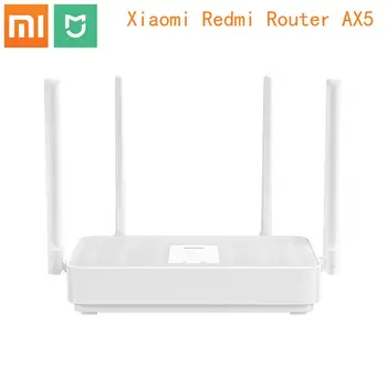 NEW Xiaomi Redmi Router AX5 WiFi 6 1800 5-Core 256M Memory Mesh Home IoT 4 Signal Amplifier 2.4G 5GHz Both 2 Dual-Band OFDMA
NEW Xiaomi Redmi Router AX5 WiFi 6 1800 5-Core 256M Memory Mesh Home IoT 4 Signal Amplifier 2.4G 5GHz Both 2 Dual-Band OFDMA