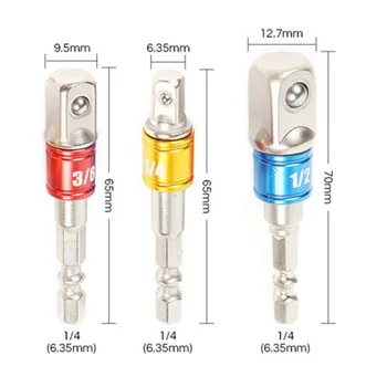 3pcs/set Power Hand Tools Sockets Adapter sets Hex Square Nuts Driver Drill Impact Socket Extension Bit Adapter Socket Wrench
3pcs/set Power Hand Tools Sockets Adapter sets Hex Square Nuts Driver Drill Impact Socket Extension Bit Adapter Socket Wrench