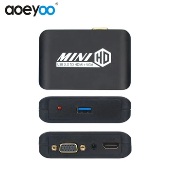 AOEYOO USB3.0 TO HDMI+VGA adapter Support for Windows systems multi-display 2-in-1 docking station
AOEYOO USB3.0 TO HDMI+VGA adapter Support for Windows systems multi-display 2-in-1 docking station
