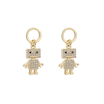 V-346 Personality little robot wild earrings female cartoon earrings 2020 new tide earrings cute jewelry Hanging Dangle Earrings
V-346 Personality little robot wild earrings female cartoon earrings 2020 new tide earrings cute jewelry Hanging Dangle Earrings
