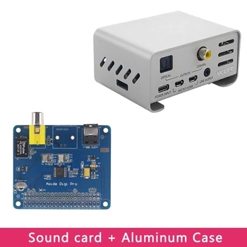 Raspberry Pi 4 AOIDE HIFI DiGi Pro Digital Sound Card Extension Board | Aluminum Alloy Case for Raspberry Pi 4 Model B
Raspberry Pi 4 AOIDE HIFI DiGi Pro Digital Sound Card Extension Board | Aluminum Alloy Case for Raspberry Pi 4 Model B