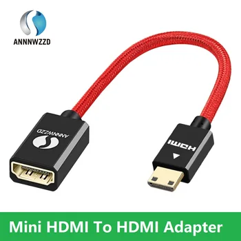 Mini HDMI Adapter Mini HDMI Male to HDMI Female Cable Extension Converter Adapter 4K for Raspberry Pi ZeroW Camcorder Laptop 
Mini HDMI Adapter Mini HDMI Male to HDMI Female Cable Extension Converter Adapter 4K for Raspberry Pi ZeroW Camcorder Laptop