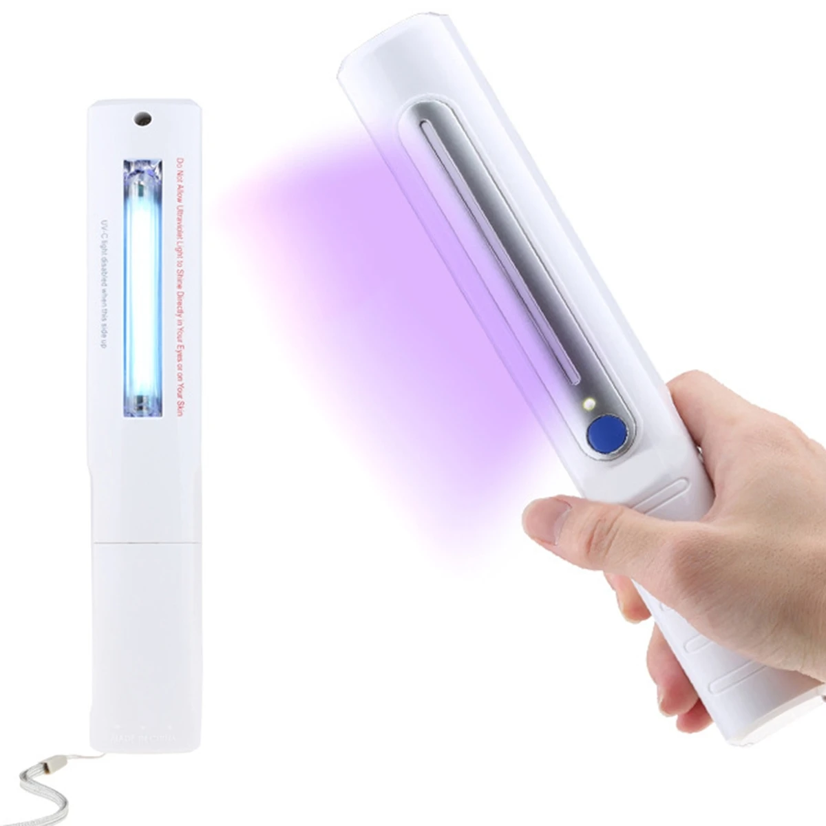 UV-C Light Hand Holder Portable Ultraviolet Sanitizer Wand Makeup Brushes UV Light Wand For Outdoor Home Hotel Office
UV-C Light Hand Holder Portable Ultraviolet Sanitizer Wand Makeup Brushes UV Light Wand For Outdoor Home Hotel Office