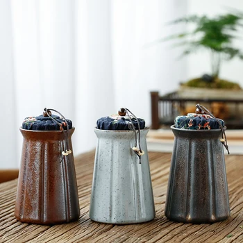 LUWU ceramic tea caddy japanese tea jars vintage chinese porcelain tea canisters for tea
LUWU ceramic tea caddy japanese tea jars vintage chinese porcelain tea canisters for tea