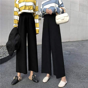 Spring Summer Women Wide Leg Pants Chiffon Solid Color High Waist Loose Casual Trouser
Spring Summer Women Wide Leg Pants Chiffon Solid Color High Waist Loose Casual Trouser