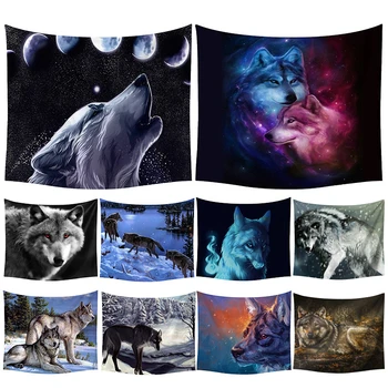 72*92cm Wolf Pattern Soft Wall Cloth Tapestry Polyester Hanging Wall Carpet Decorative Tablecloth Blanket Home Decor 60003
72*92cm Wolf Pattern Soft Wall Cloth Tapestry Polyester Hanging Wall Carpet Decorative Tablecloth Blanket Home Decor 60003
