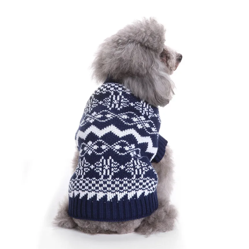 Warm Dog Sweaters Christmas Turtle Neck Classic Deer and Snow Sweater Pet Jumper Coat for Small Medium Dogs Pug Chihuahua
Warm Dog Sweaters Christmas Turtle Neck Classic Deer and Snow Sweater Pet Jumper Coat for Small Medium Dogs Pug Chihuahua