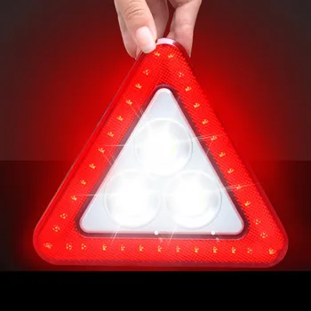 Triangle Warning Led Floodlight COB LED Car Repairing Work Lamp Multi-function Camping Light Searchlight