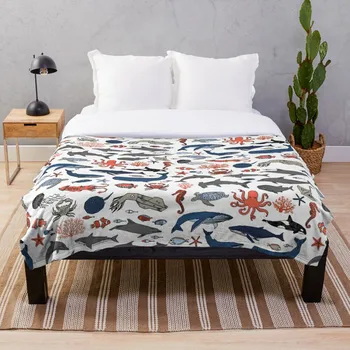 Ocean Animals Blanket Wool Flannel Plush Blanket Bedspread For office Sherpa Blanket Couch Quilt Cover Travel
Ocean Animals Blanket Wool Flannel Plush Blanket Bedspread For office Sherpa Blanket Couch Quilt Cover Travel