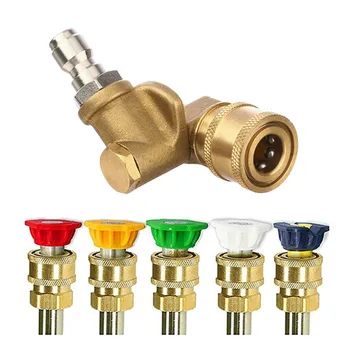 Car Washer High Pressure Washer Nozzle Tips Wand Pivot Coupler Power Spray Kit 4500 PSI Pivot Coupler With Nozzle Tips Car Wash
Car Washer High Pressure Washer Nozzle Tips Wand Pivot Coupler Power Spray Kit 4500 PSI Pivot Coupler With Nozzle Tips Car Wash