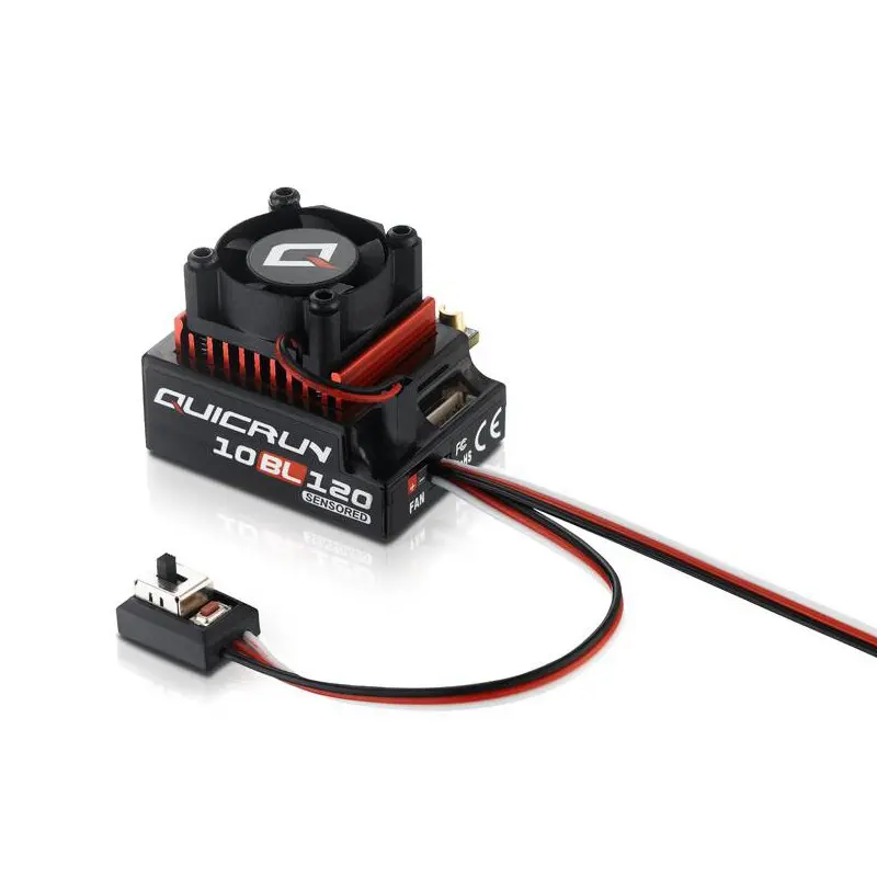 RC ESC QUICRUN 10BL120 Sensored 120A 2-3S Lipo Speed Brushless ESC For 1/10 1/12 RC Car Parts
RC ESC QUICRUN 10BL120 Sensored 120A 2-3S Lipo Speed Brushless ESC For 1/10 1/12 RC Car Parts