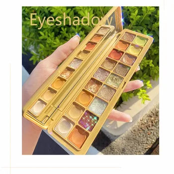 18 Color Matte Eyeshadow Palette Nude Color Glitter Eyeshadow Lasting Waterproof And Easy To Wear Eyeshadow Cosmetic TSLM2
18 Color Matte Eyeshadow Palette Nude Color Glitter Eyeshadow Lasting Waterproof And Easy To Wear Eyeshadow Cosmetic TSLM2