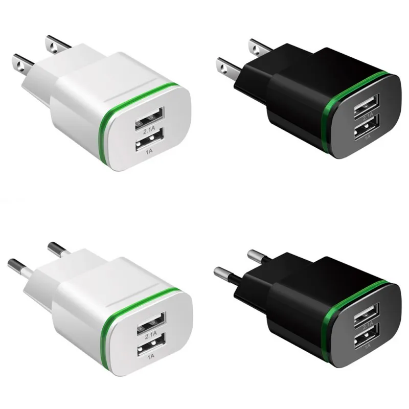 New Dual Port USB Charger Adapter 2.1A LED Travel Charge Multi Port HUB EU/US Plug
New Dual Port USB Charger Adapter 2.1A LED Travel Charge Multi Port HUB EU/US Plug