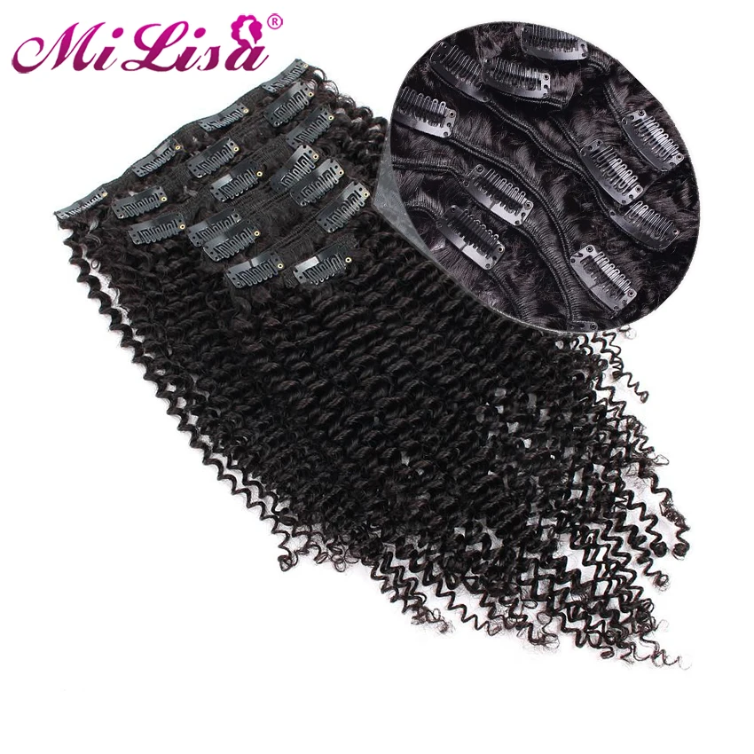 Mongolian Afro Kinky Curly Weave Remy Hair Clip In Human Hair Extension Natural Color Whole Head 8Pcs/Set 120G Ship Free Mi Lisa
Mongolian Afro Kinky Curly Weave Remy Hair Clip In Human Hair Extension Natural Color Whole Head 8Pcs/Set 120G Ship Free Mi Lisa