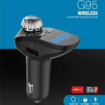 Car MP3 Player FM Transmitter Aux Modulator Bluetooth Handsfree Car Kit Automoble Audio MP3 Player with Dual USB Car Charger
Car MP3 Player FM Transmitter Aux Modulator Bluetooth Handsfree Car Kit Automoble Audio MP3 Player with Dual USB Car Charger