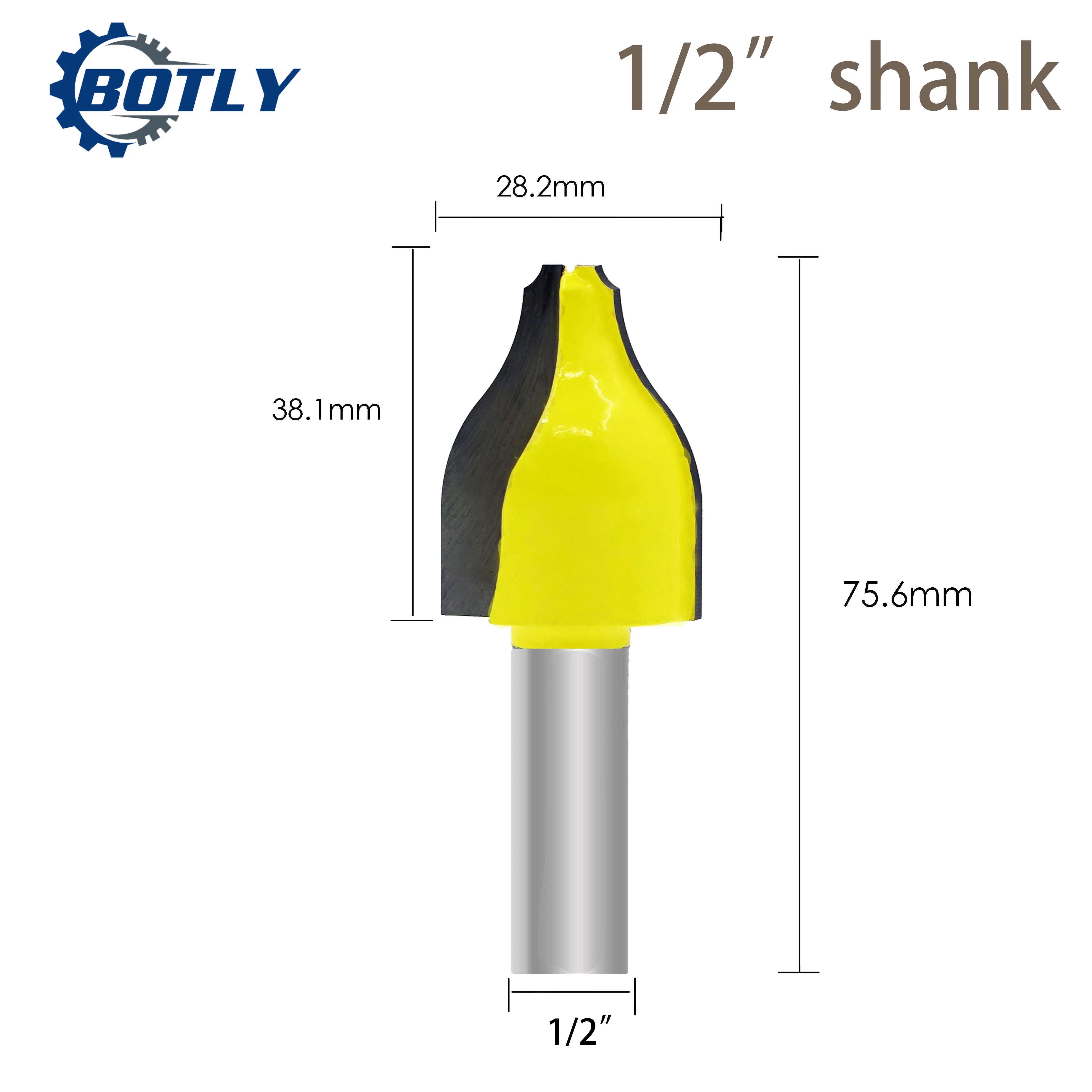 1/2"Shank milling cutters Raised Panel Vertical Router Bit - Medium Ogee Woodworking cutter Tenon Cutter for woodworking tools
1/2"Shank milling cutters Raised Panel Vertical Router Bit - Medium Ogee Woodworking cutter Tenon Cutter for woodworking tools